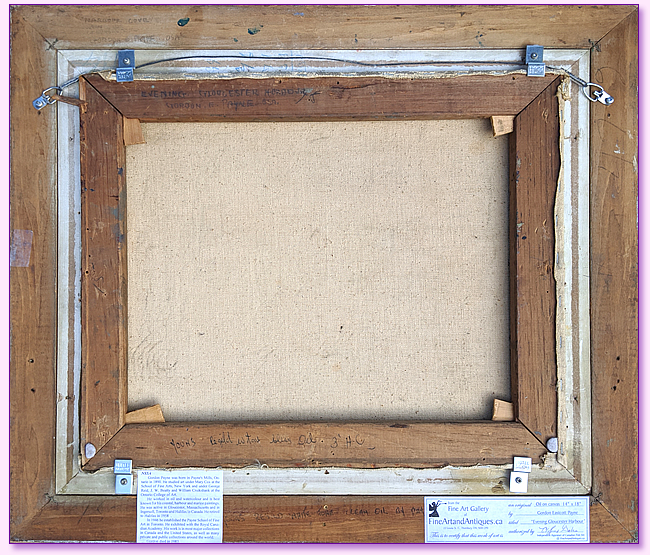 Gordon Payne Frame Back